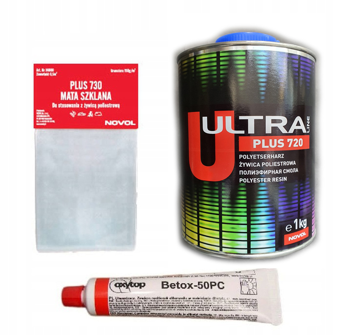 Vaňa - Súprava na opravu 720 Novoli PLUS RESIN MAT + + UTA