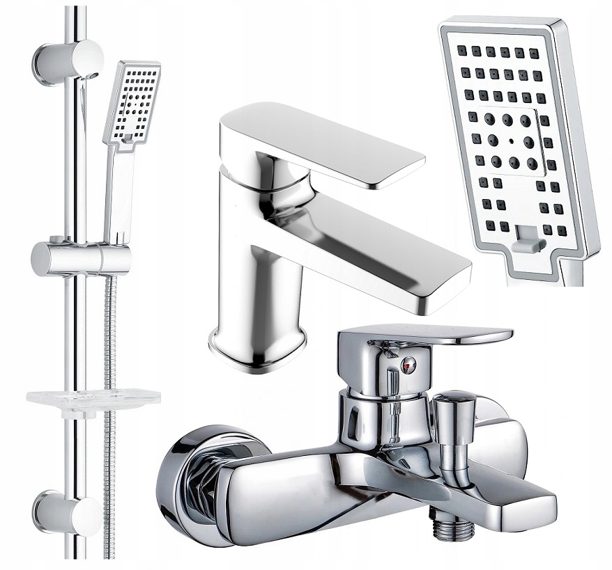 Vaňová batéria - Moderné sprcha kit + kúpeľňa Basin