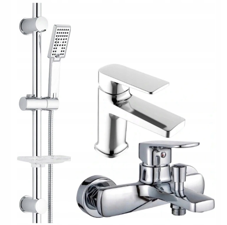 Vaňová batéria - Spray kit Cubic kúpeľ Basin Basin