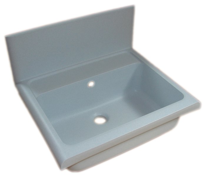 Kuchynský drez - Compact 550x450 GER202 mm ekonomické umývadlo sivé