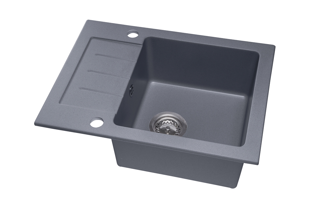 Kuchynský drez - Single Granite Sinking Single -Chamber Graphit