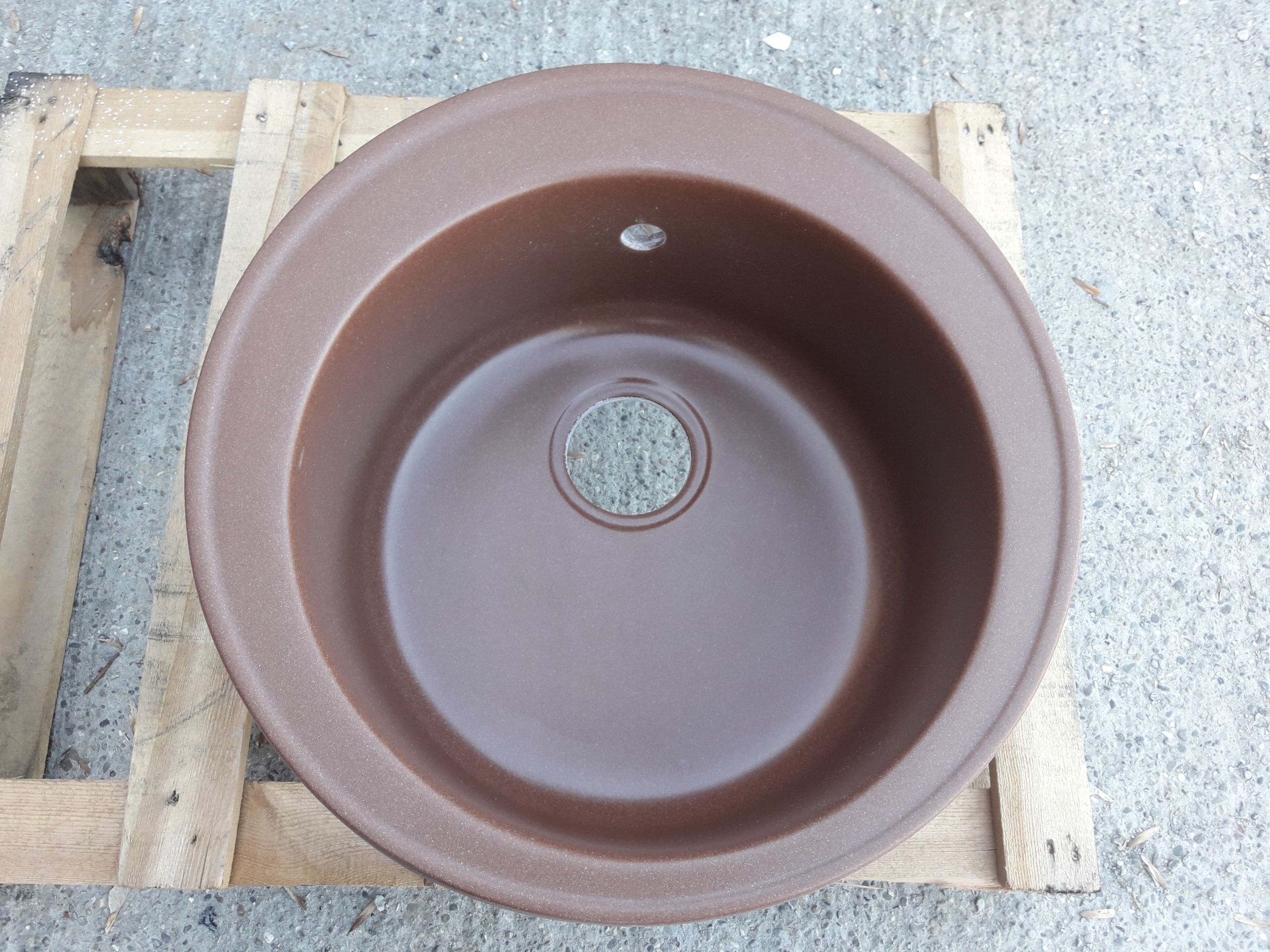 Kuchynský drez - Žulové umývadlo 1 KOM Bronz Mat II Cat 071