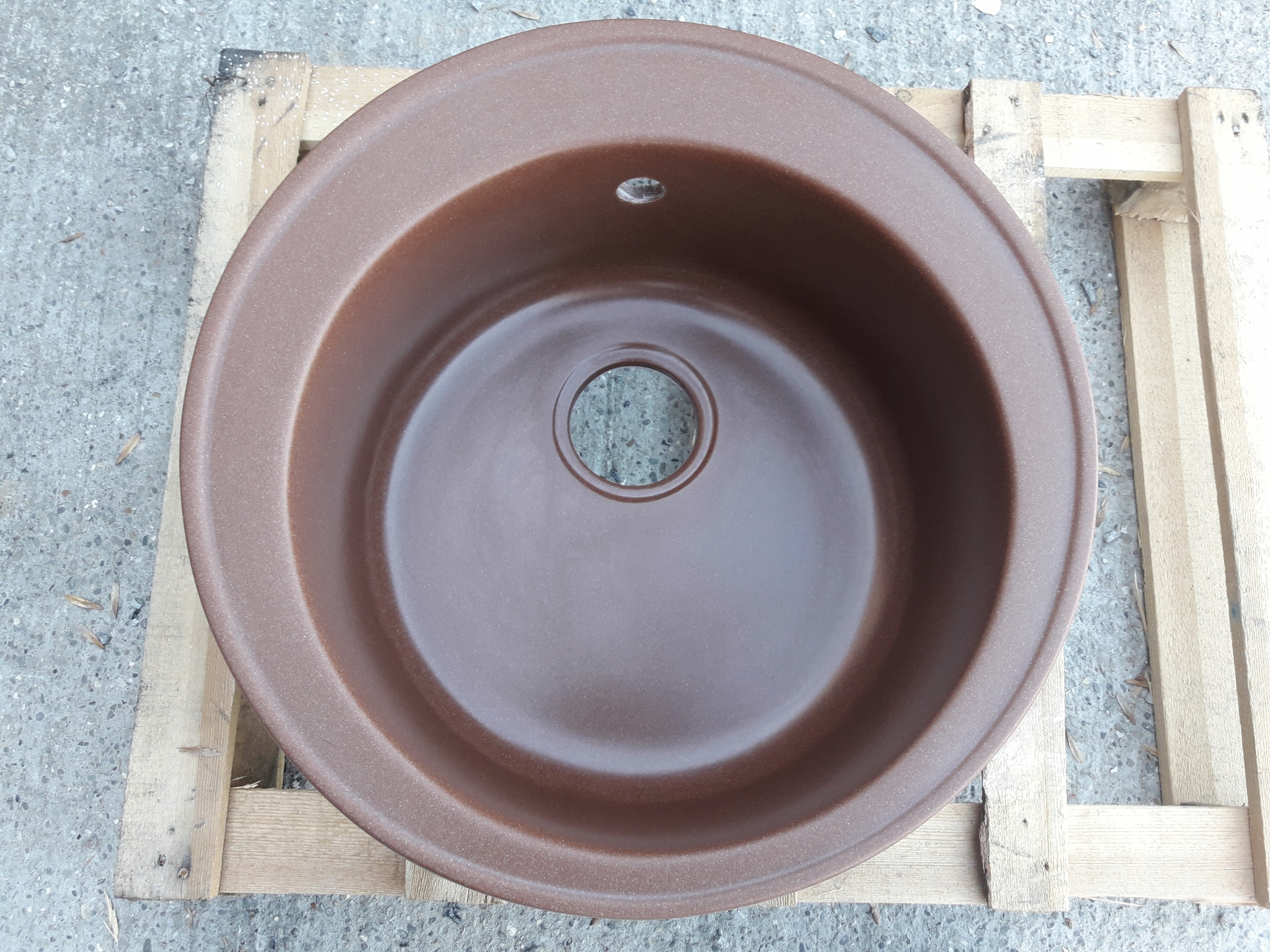 Kuchynský drez - Žulové umývadlo 1com bronz mate ii cat 074