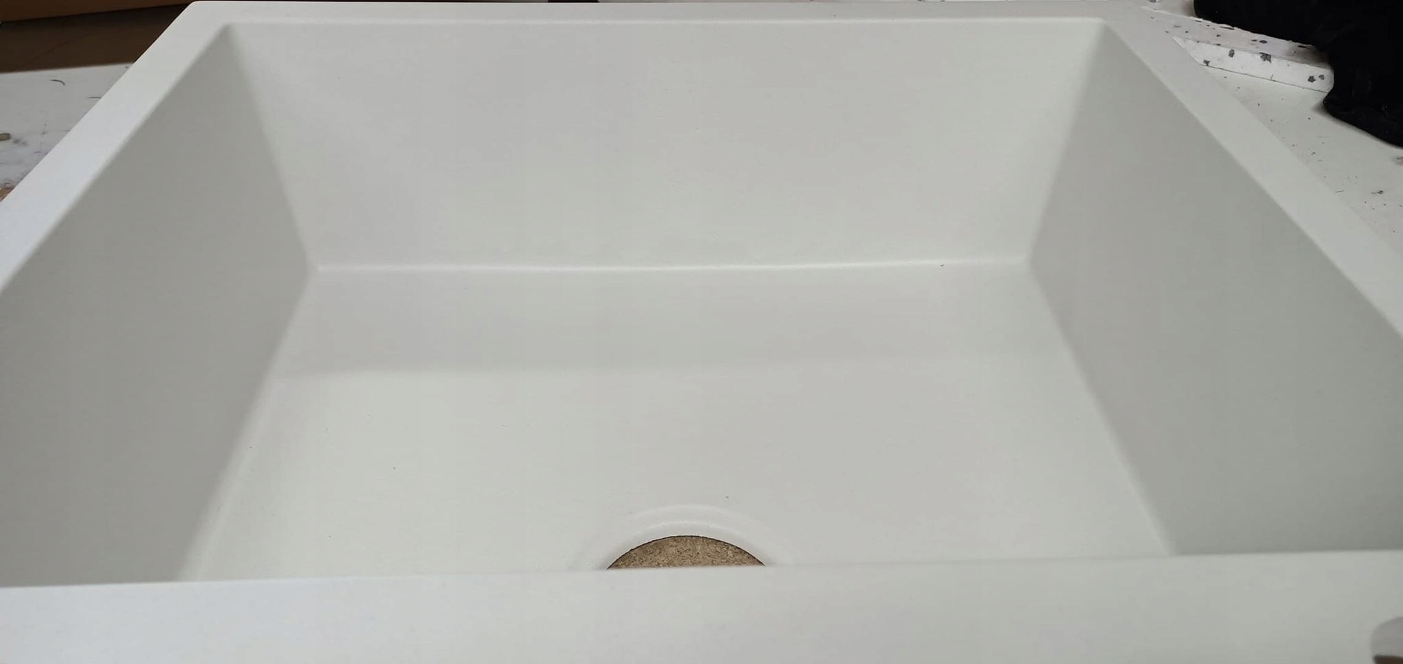 Kuchynský drez - White Granite Sink 545x520 II CAT Šanca