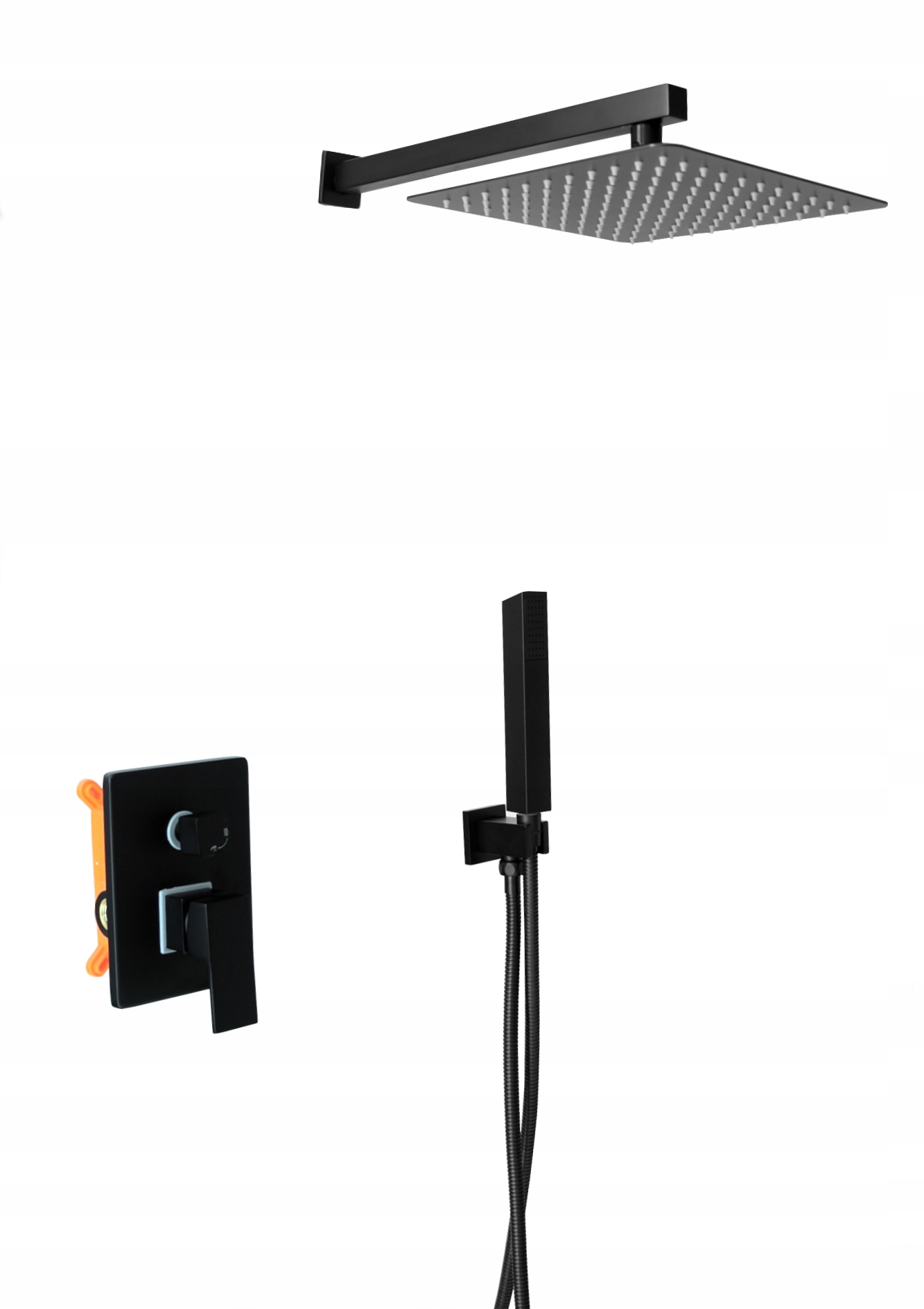 Sprchová súprava - Zn6 black sprchový set skryté batérie
