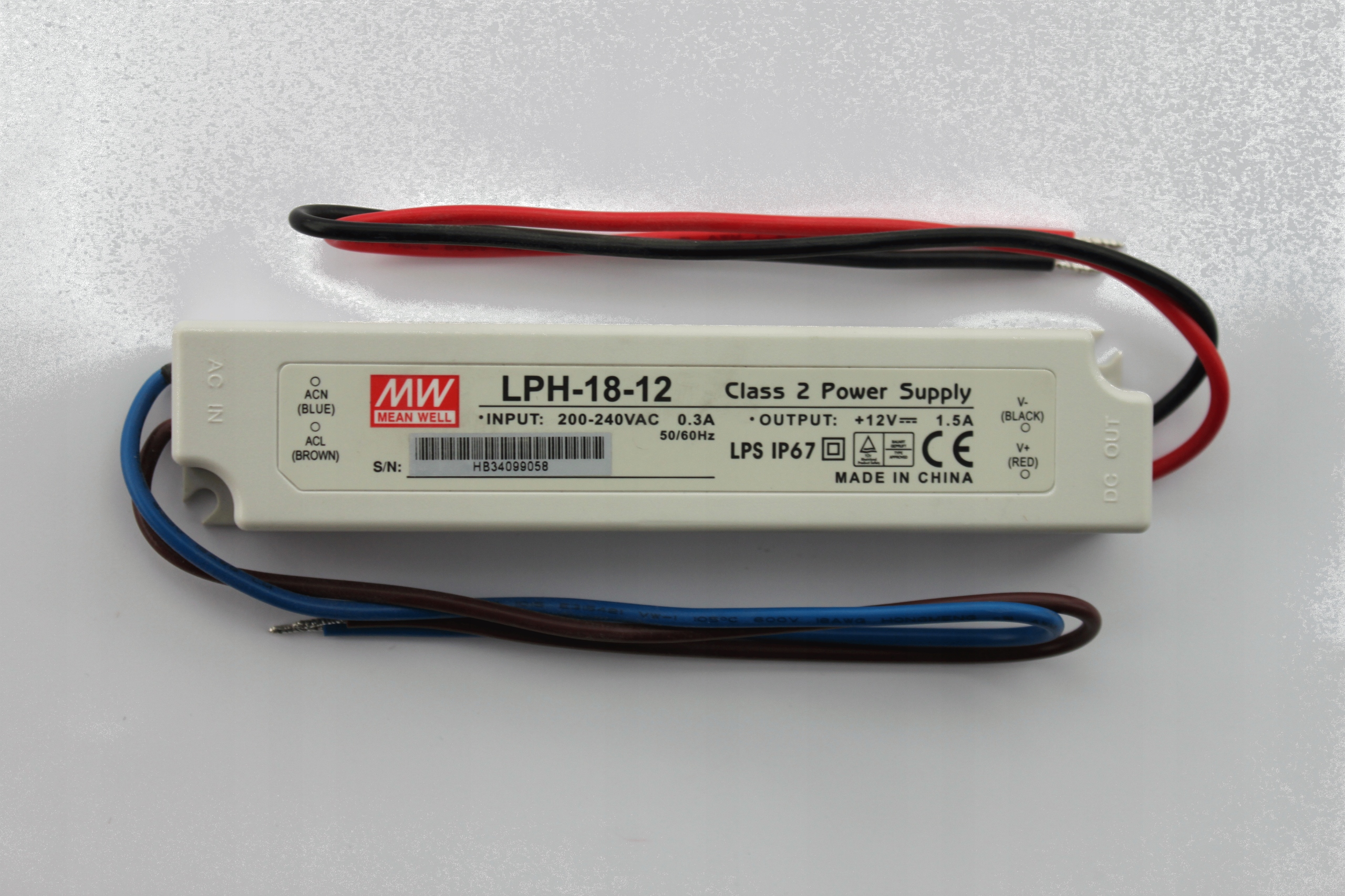 Splachovacie WC tlačítko - Čistý prívod 230 V AC/12 V DC/18 W, IP67 AEZ