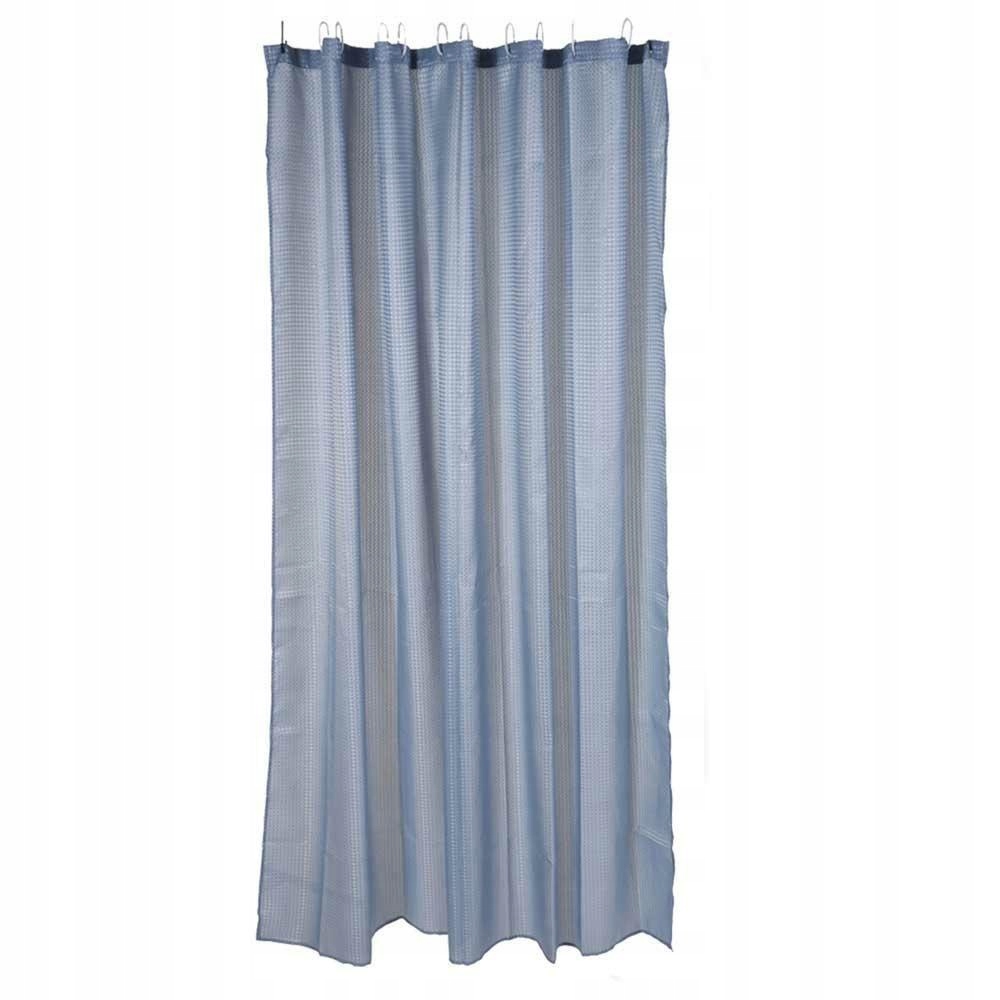 Sprchový záves - Modrá sprchová opona 180 cm