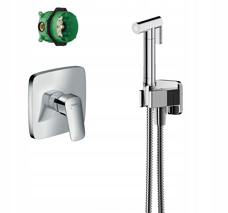 Bidetová batéria - Bidetom set s Hansgrohe Logis chróm