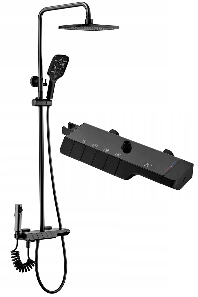 Rob Black Shower Terostat set