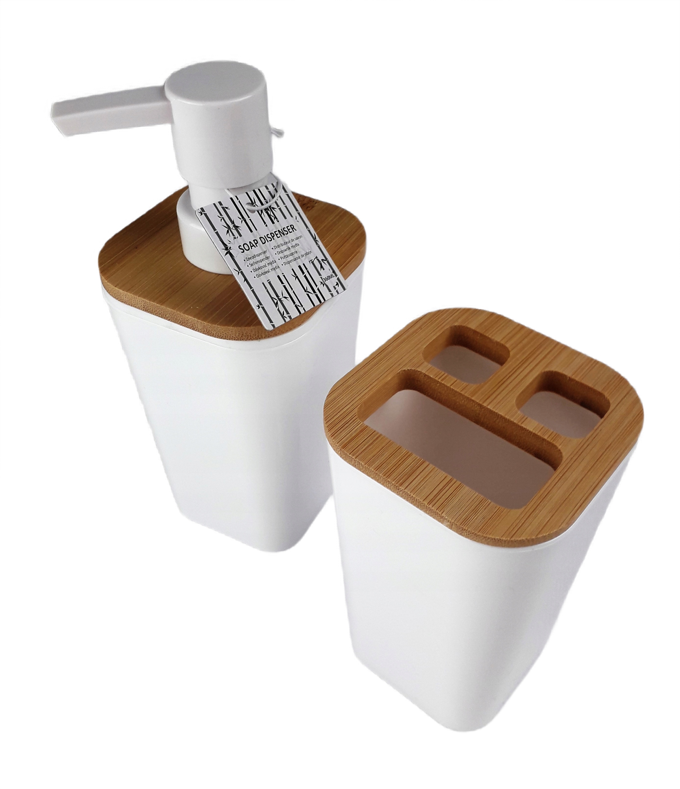 Dávkovač mydla - Kúpeľňa Set Eco Soap DispenSer + Organizátor