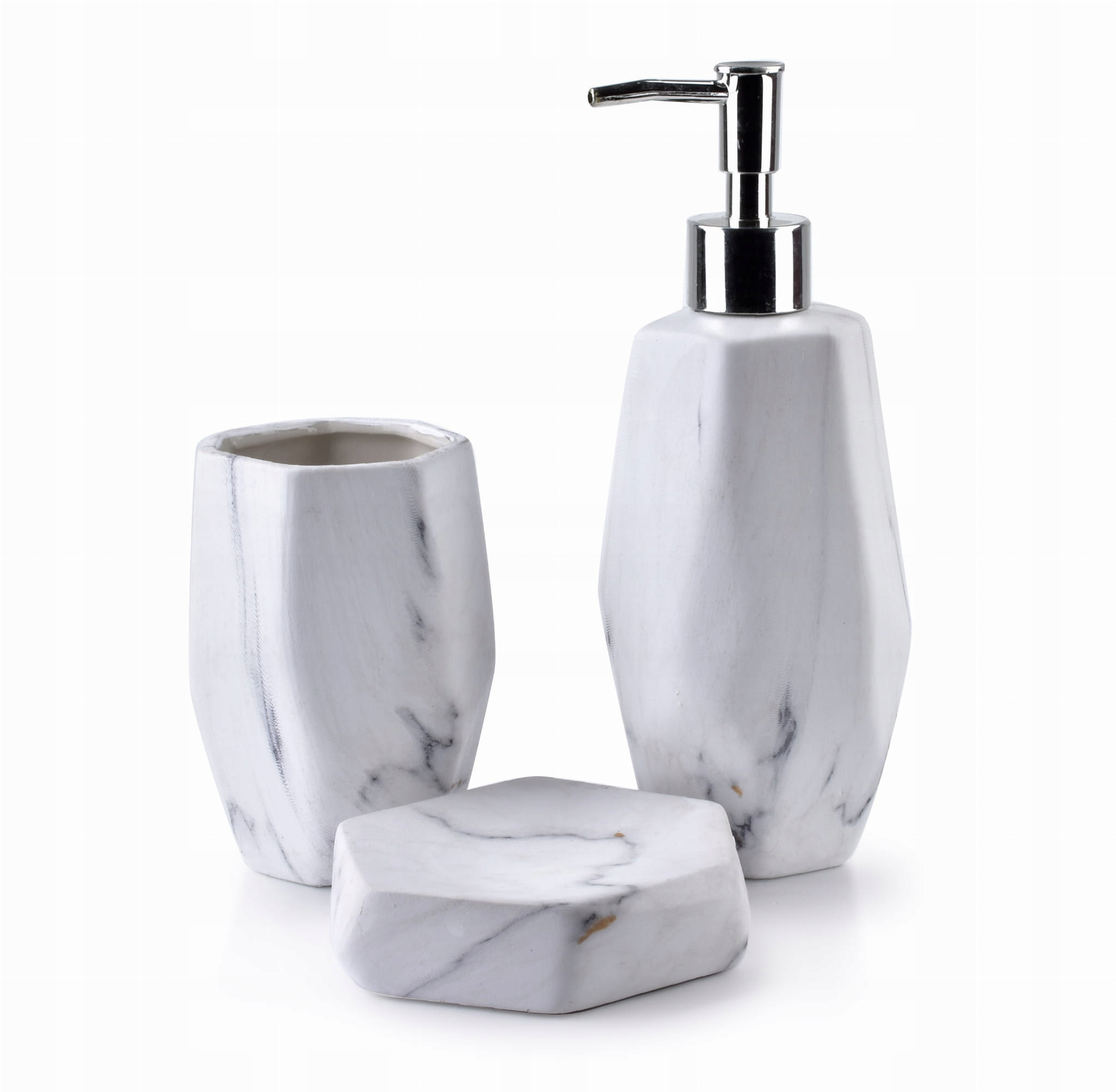 Dávkovač mydla - Kúpeľňa set 3 prvky 480 ml Odette