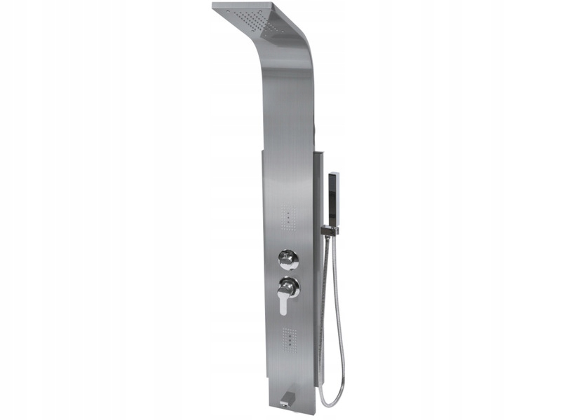 Sprchový panel - Steely 6 inox sprejový set