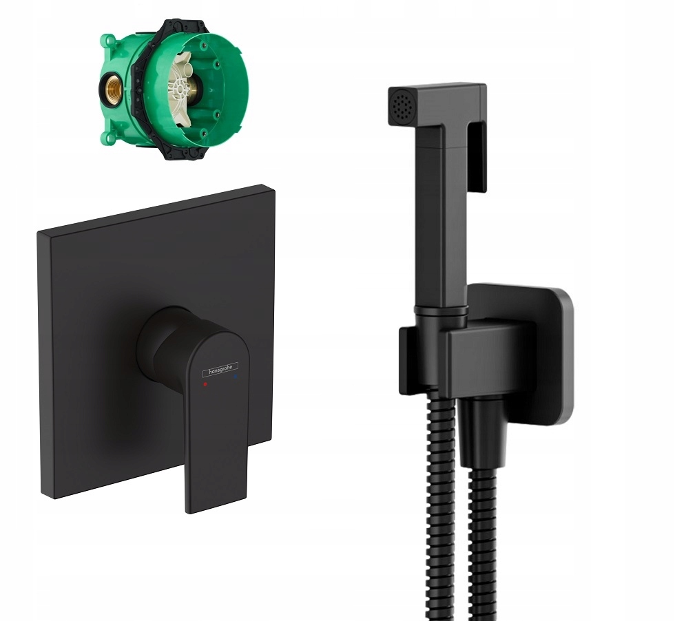 Bidetta Hansgrohe Vernis Black Bidetta Kit