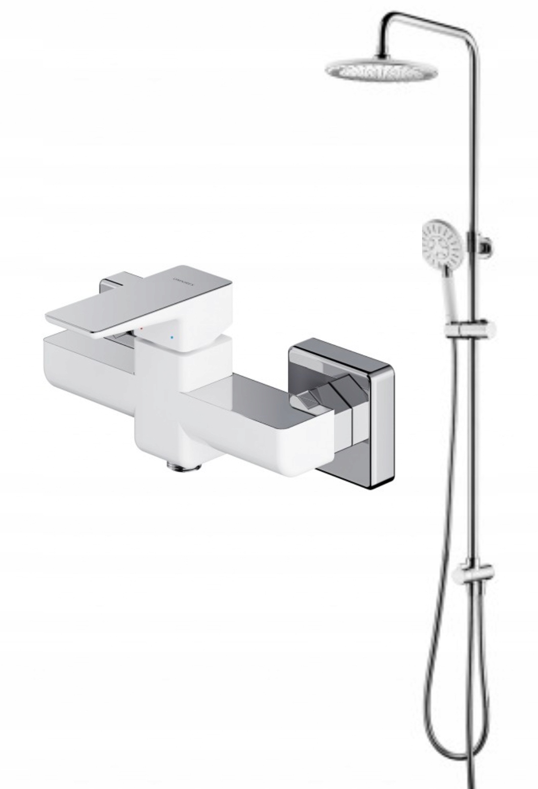 Sada sprchovacích mačiek Parma White Chrome