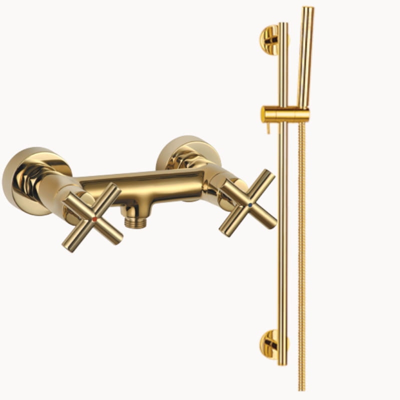 Vodovodné batérie - Sprchová set 66cm Supown + Gold Battery