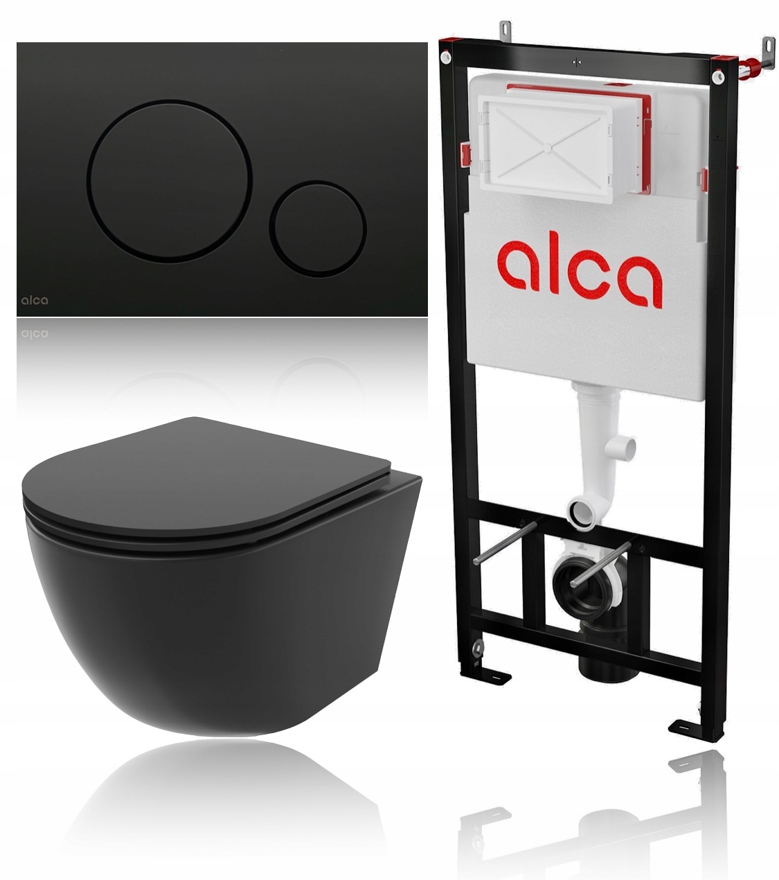 Podomietkový WC modul - Set geb alcaplast wc mexen mat