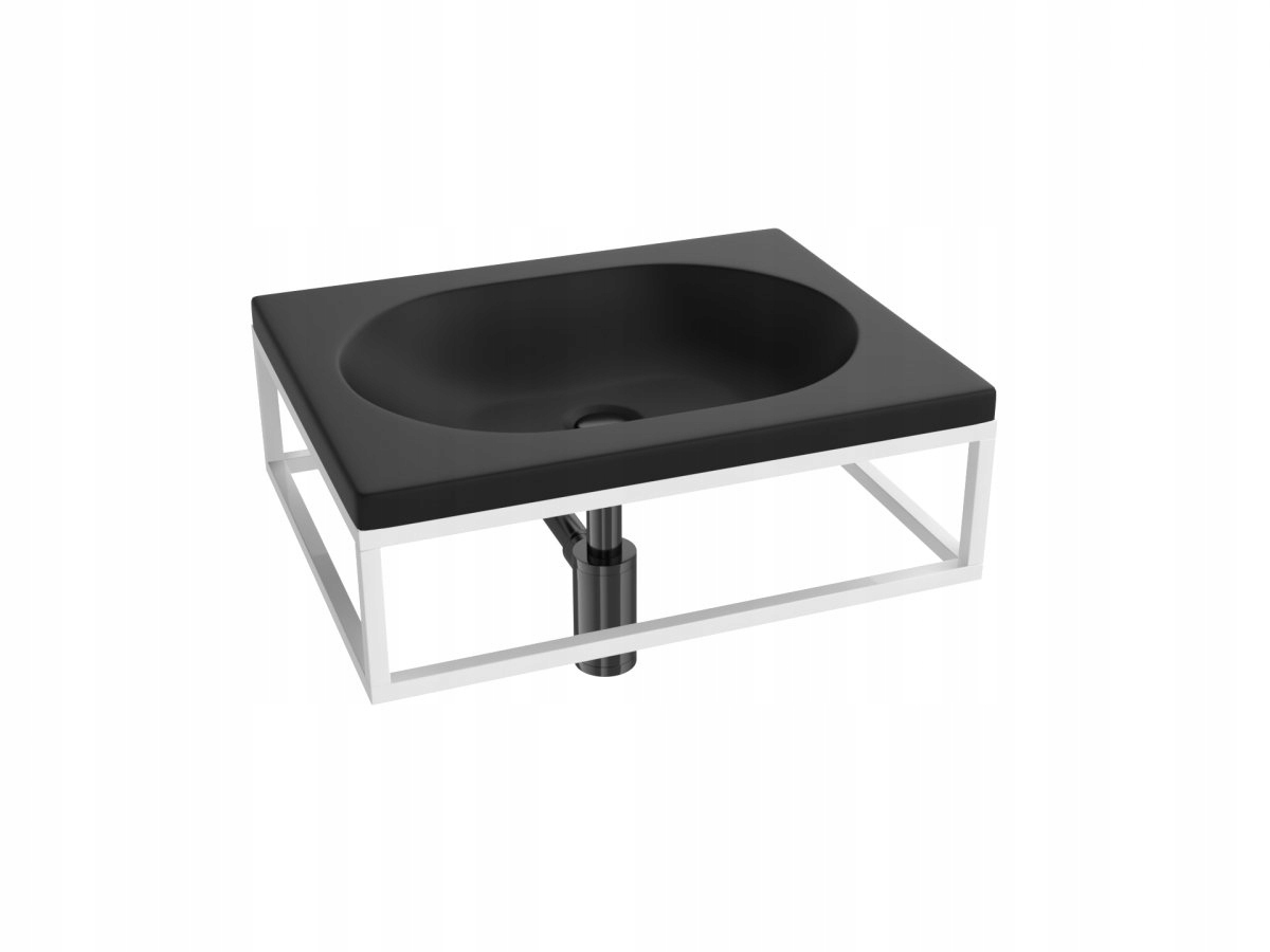 Umývadlo - Sada 3in1 Massi Rai Sky Black 50 cm umývadlo