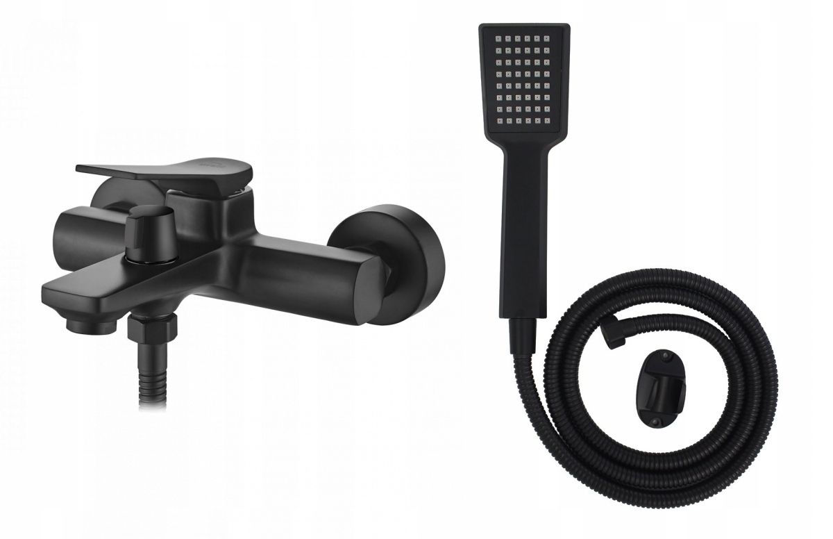 Vaňová batéria - set vaňa batérie Neri set black + bod