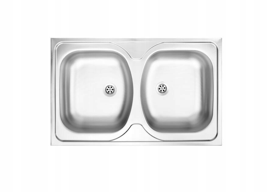Kuchynský drez - PSB Apollo Sink, 2 bunky bez občianskej zodpovednosti, 80x50 c
