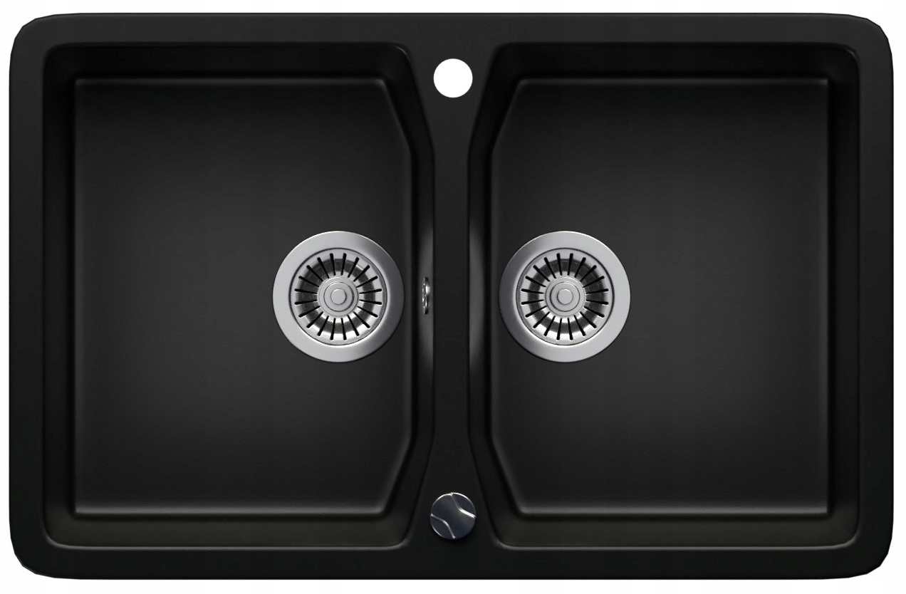 Kuchynský drez - Moderno Granite Sink Grey Square 47x46