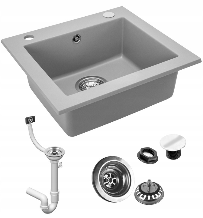 Kuchynský drez - Granit West Grey System Grey Set Set Symon