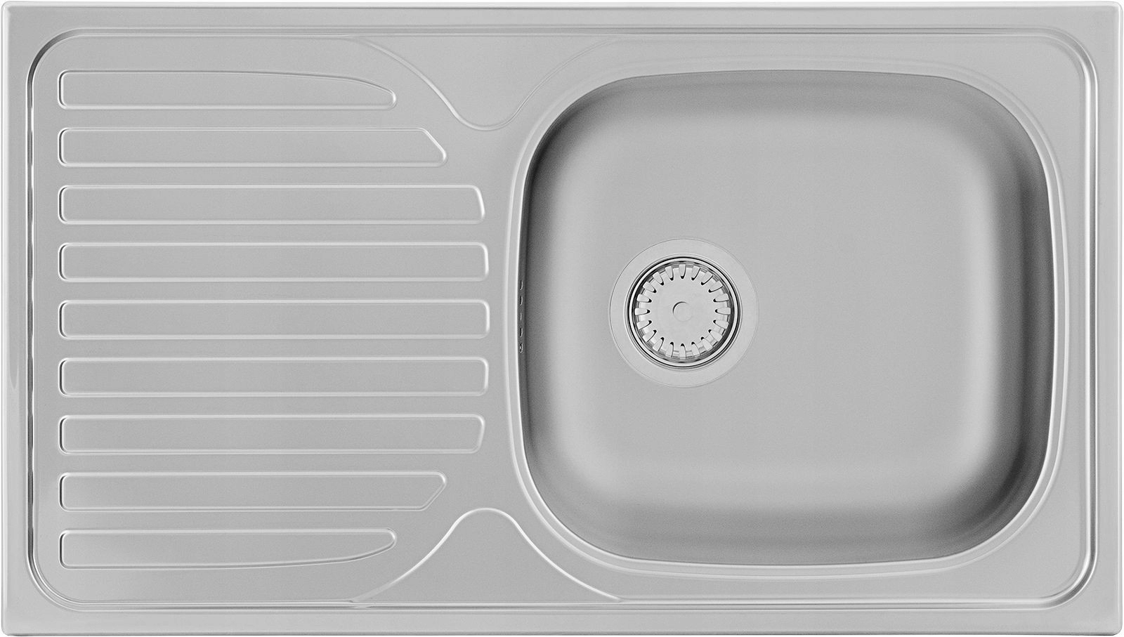 Kuchynský drez - Kernau Linen stal inox umývadlo