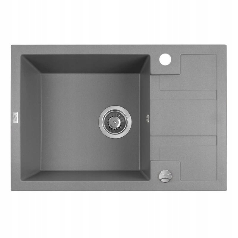 Kuchynský drez - Laveo Barbados Granite Sink odtiene šedej