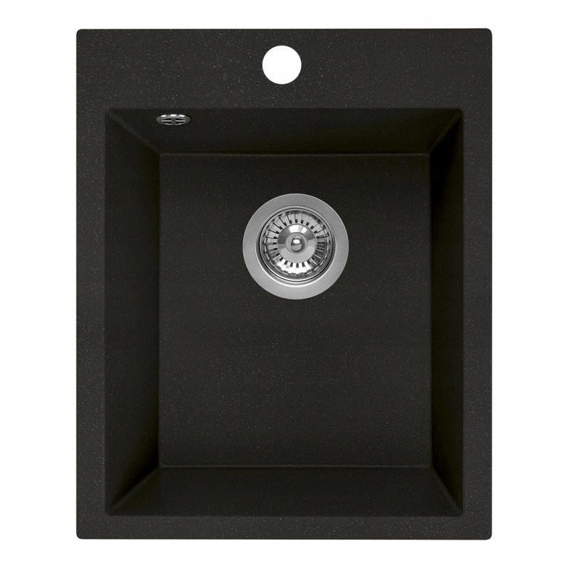 Kuchynský drez - Laveo Chichi Black Granite Sink