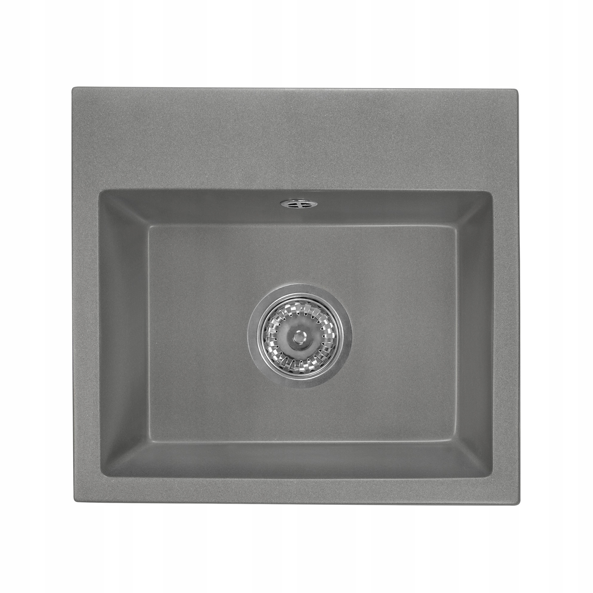 Kuchynský drez - Single -Chamber Grey Granite Sink so sifónom