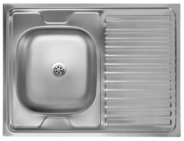 Kuchynský drez - Dekorácie/lesk na oceľový drez 60x80 Aplikované