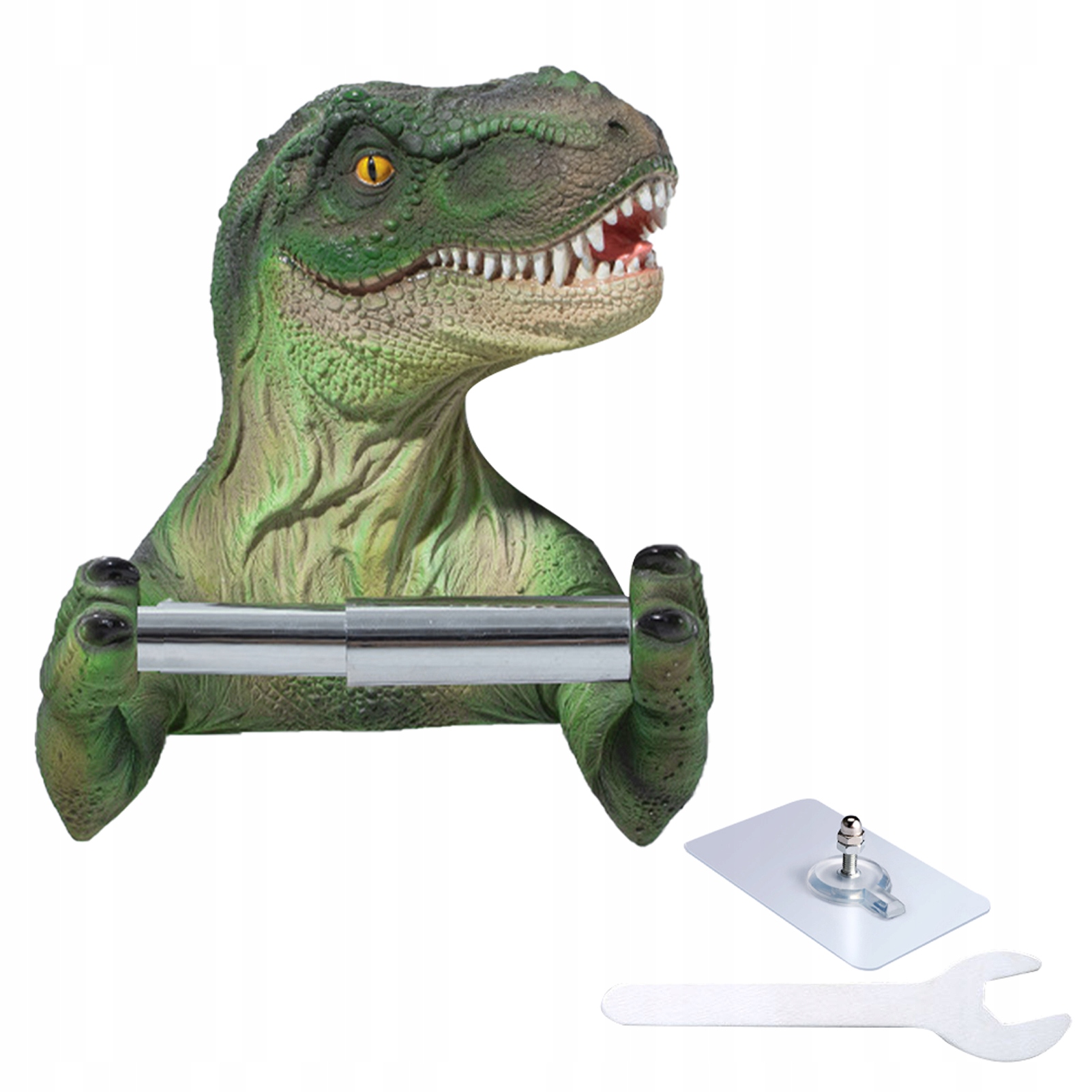 Sprchová tyč - Držiak na stenu métra pre papierovú stenu dinosaura