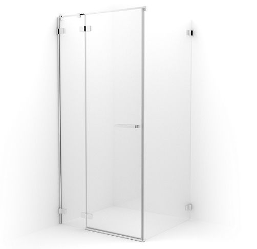 Sprchový kút, kabína - Čierna kabína 90x90 5-strok bez sprchového zásobníka