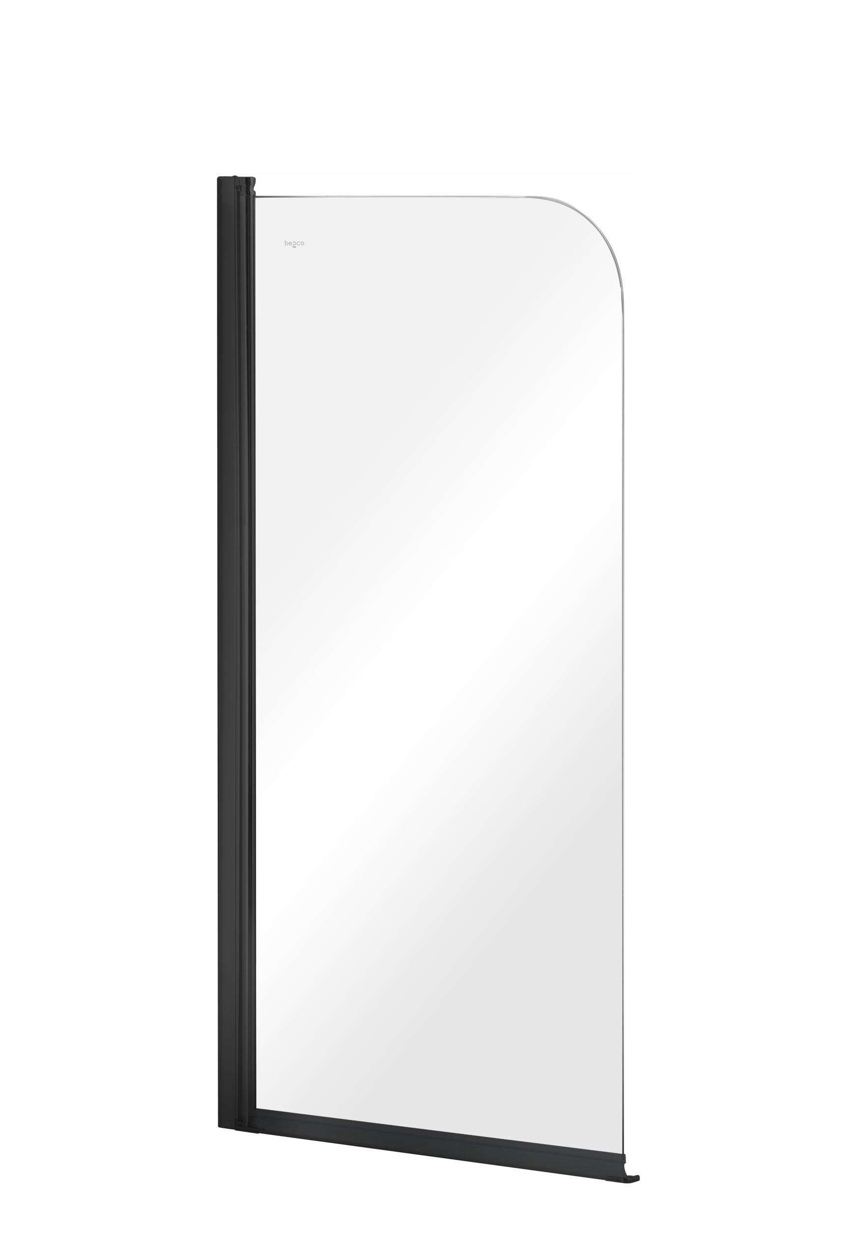 Vaňová zástena - Nawanne Screen Prime 1 Besco 140x70 Black