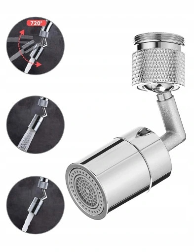 Kuchynská, drezová batéria - Universal Rotary Tap Spray Head 720 °