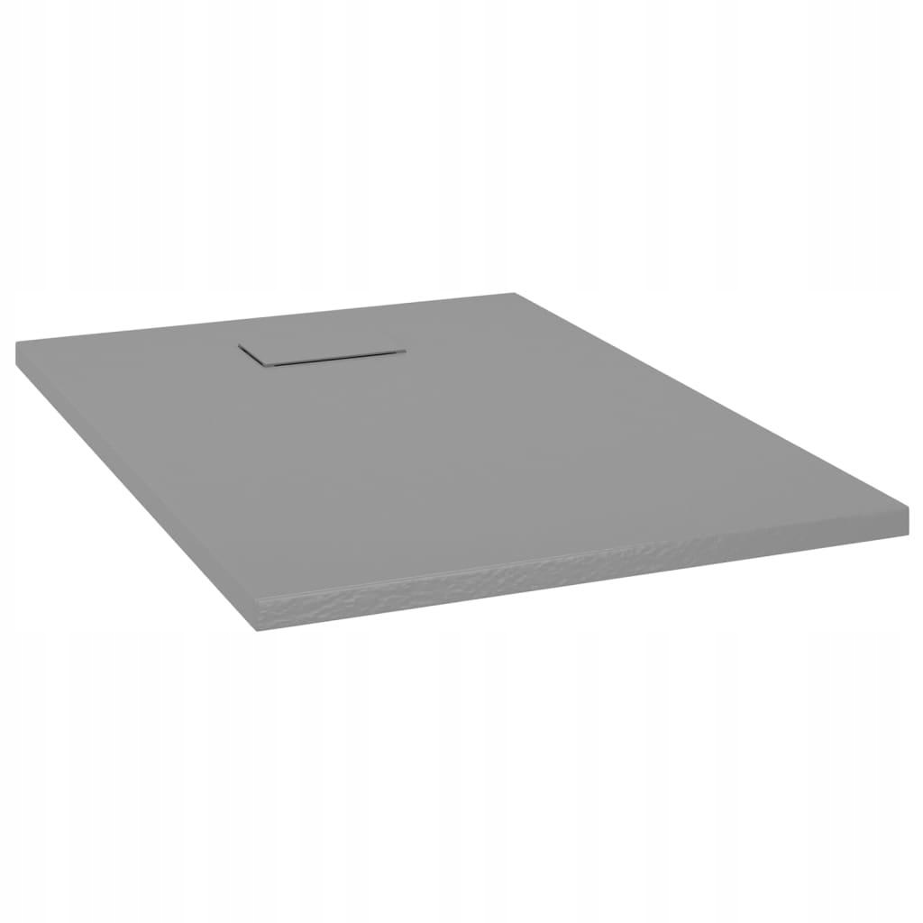 Sprchová vanička - Vidaxl Shower Tray, SMC, šedá, 100 x 70