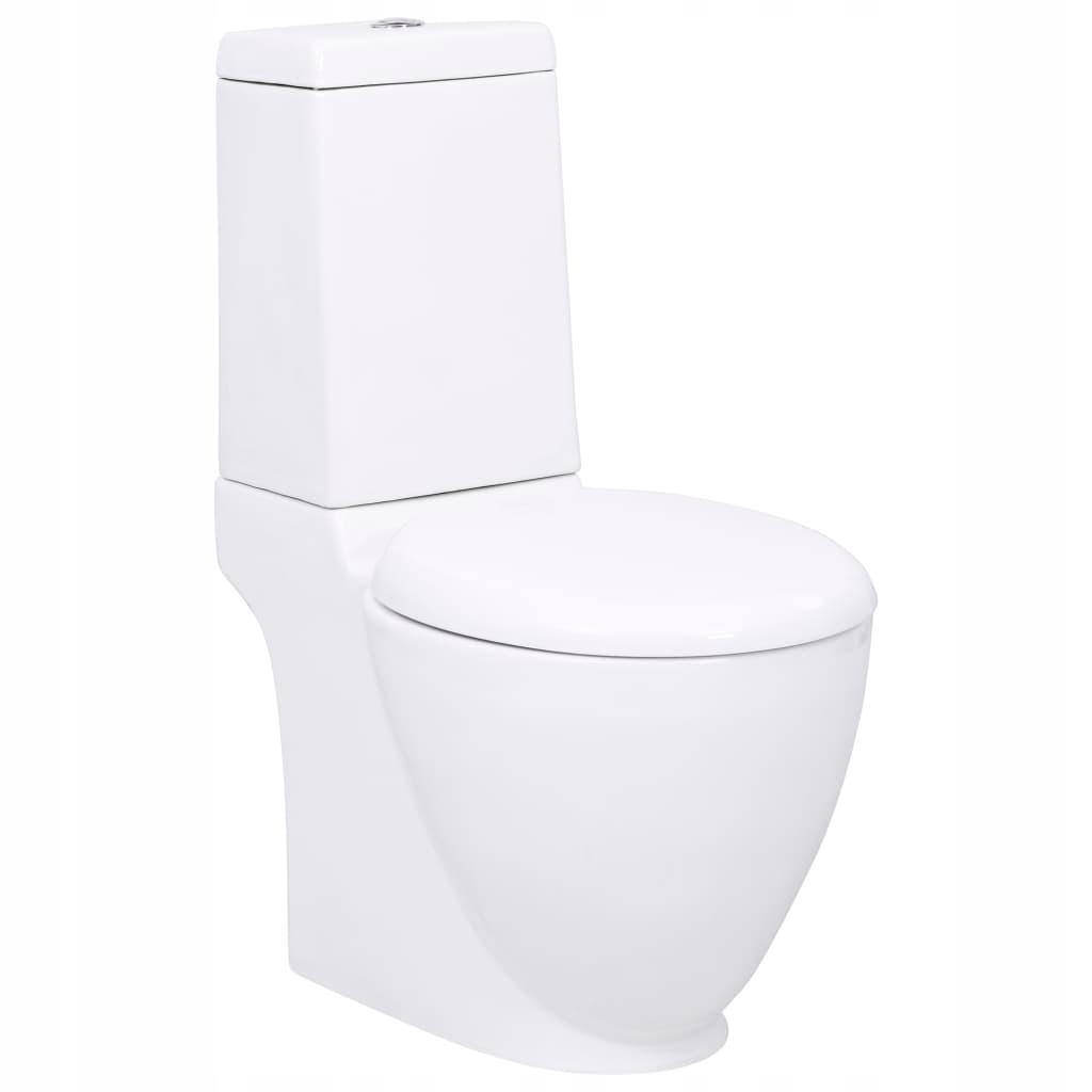 WC misa - Vidaxl keramická toaleta s cisaches, okrúhle,