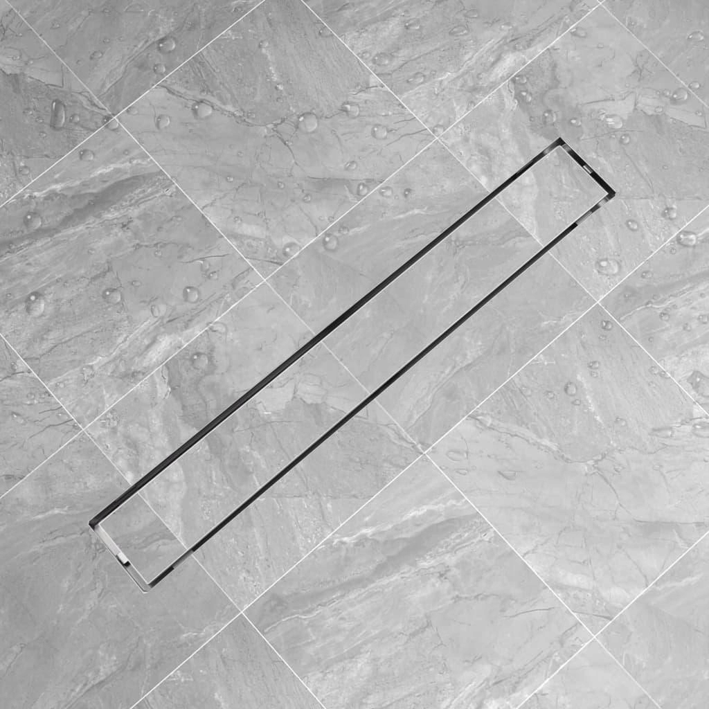 Sprchový žľab - vidaXL Lineárny sprchový odtok / odtok 830x140