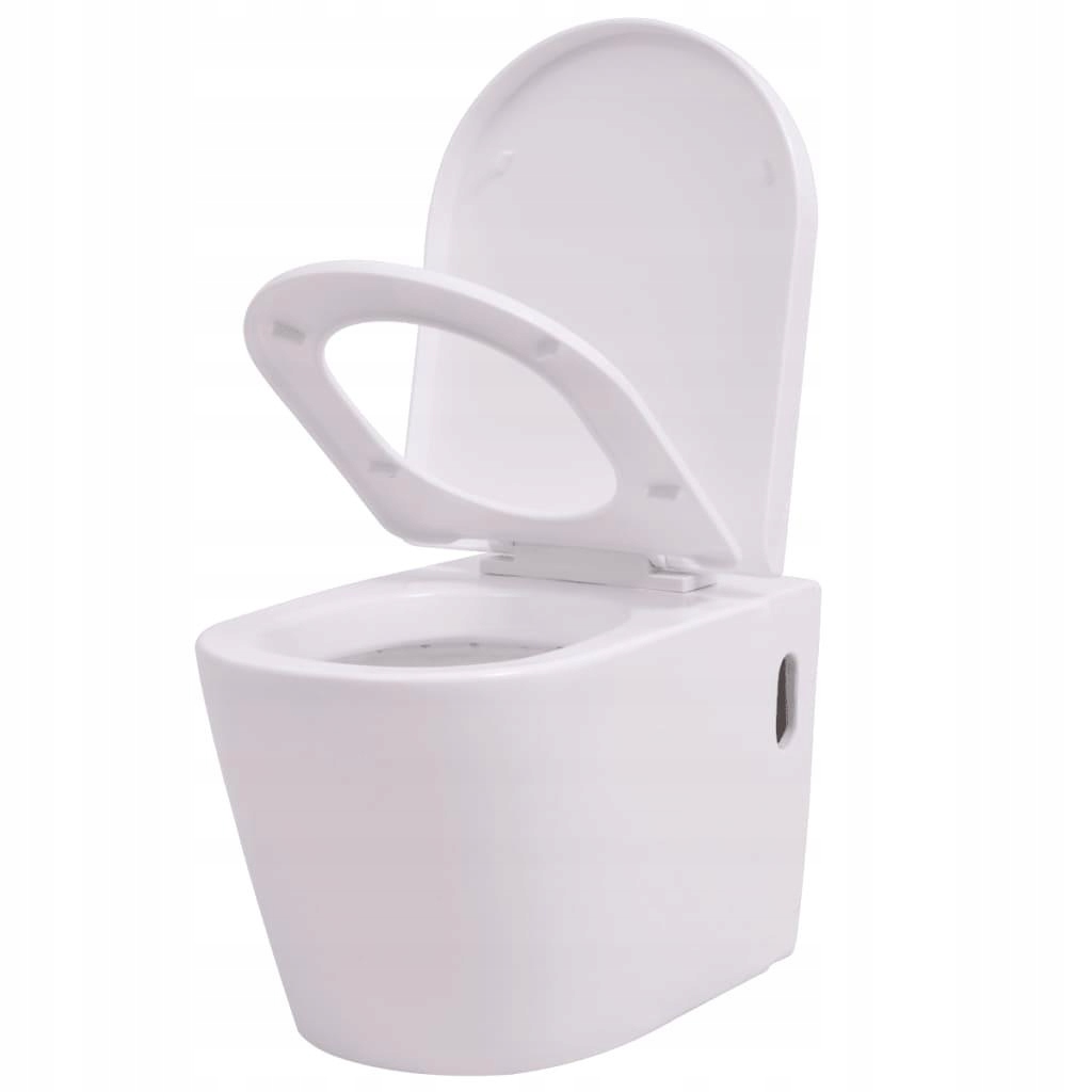 WC misa - VidaXL nástenné keramické WC biele