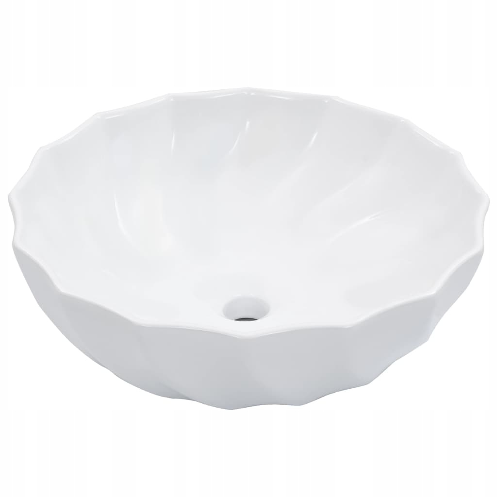 Umývadlo - Vidaxl Washbasin, 46 x 17 cm, keramika, biela