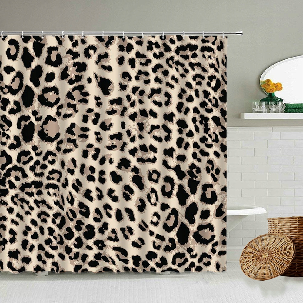 Sprchový záves - Leopard africká sprchová závesy z WZ